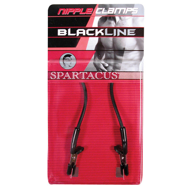 Spartacus Blackline Nipple Clamps - Zateo Joy