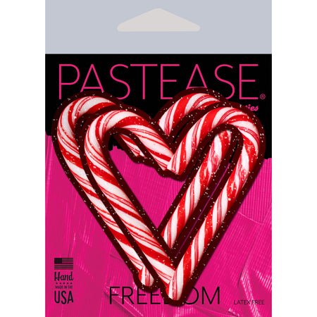 Pastease Candy Cane Hearts - Zateo Joy