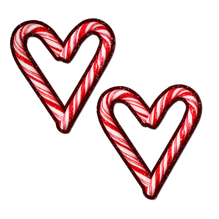 Pastease Candy Cane Hearts - Zateo Joy