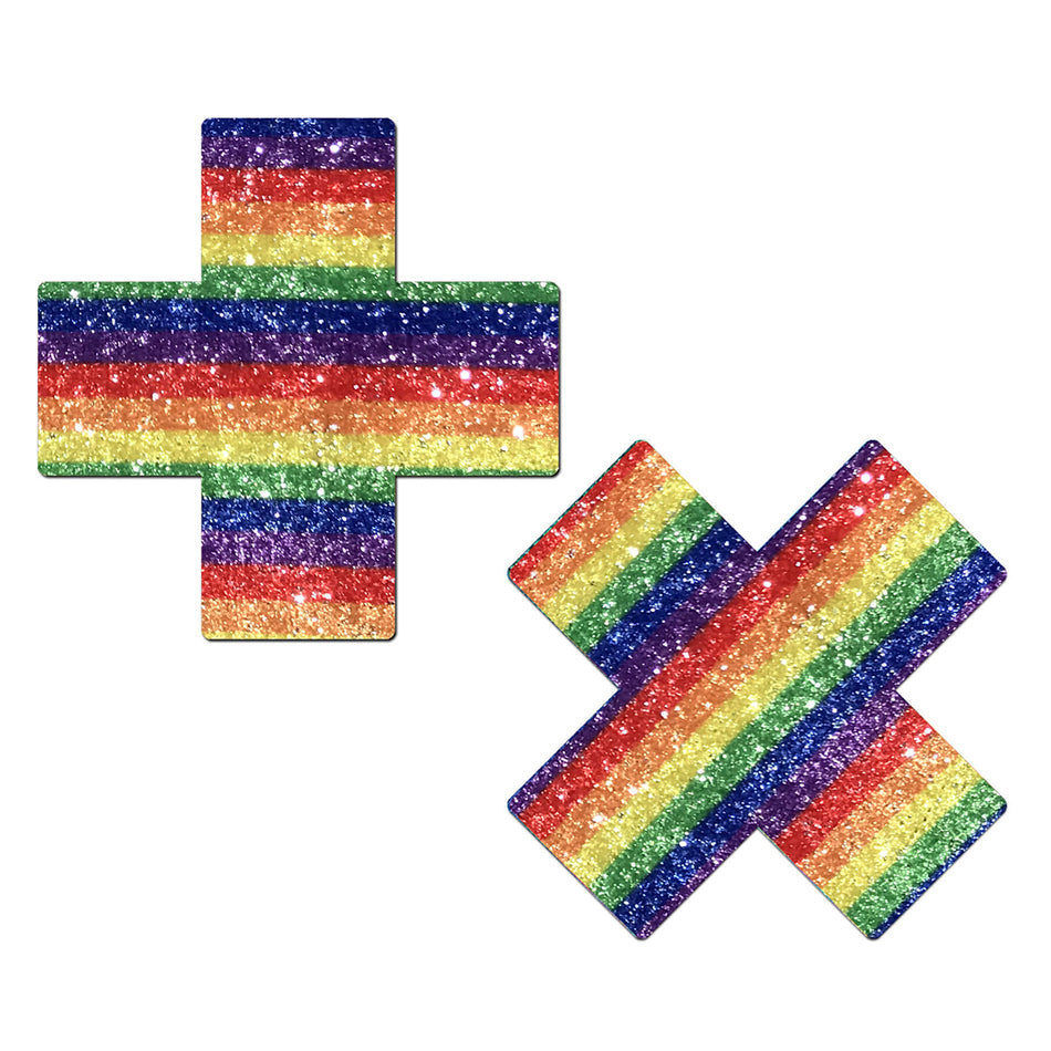 Pastease Glitter Pride Crosses Rainbow - Zateo Joy