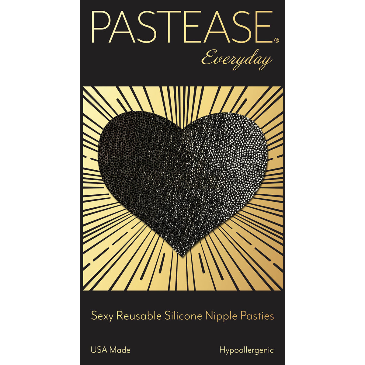 Pastease Everyday Hearts Black - Zateo Joy