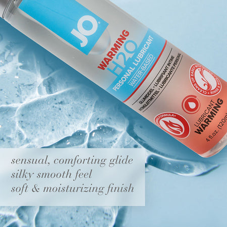 JO H2O Warming Water-Based Lubricant 4 oz. - Zateo Joy