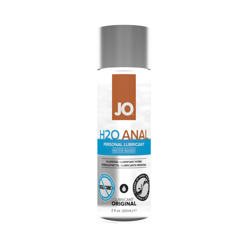 JO H2O Anal Original Water-Based Lubricant 2 oz. - Zateo Joy