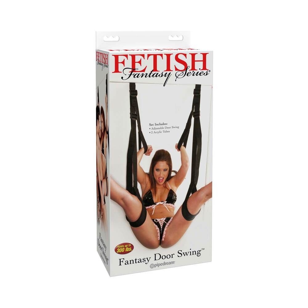 Pipedream Fetish Fantasy Series Adjustable Fantasy Door Swing Black - Zateo Joy