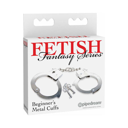 Pipedream Fetish Fantasy Series Beginner's Metal Cuffs - Zateo Joy