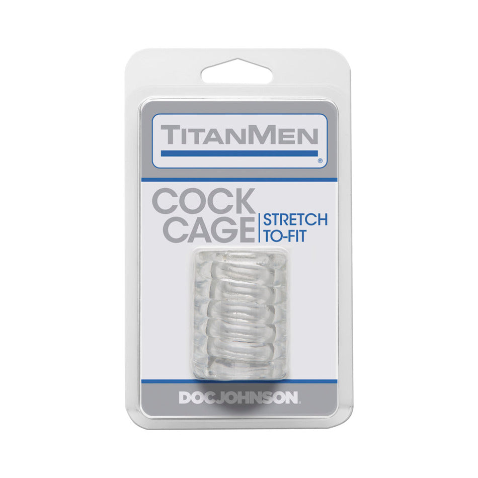 TitanMen - Cock Cage Clear - Zateo Joy