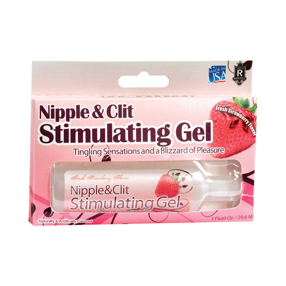 Nipple & Clit Stimulating Gel 1oz (Strawberry) - Zateo Joy