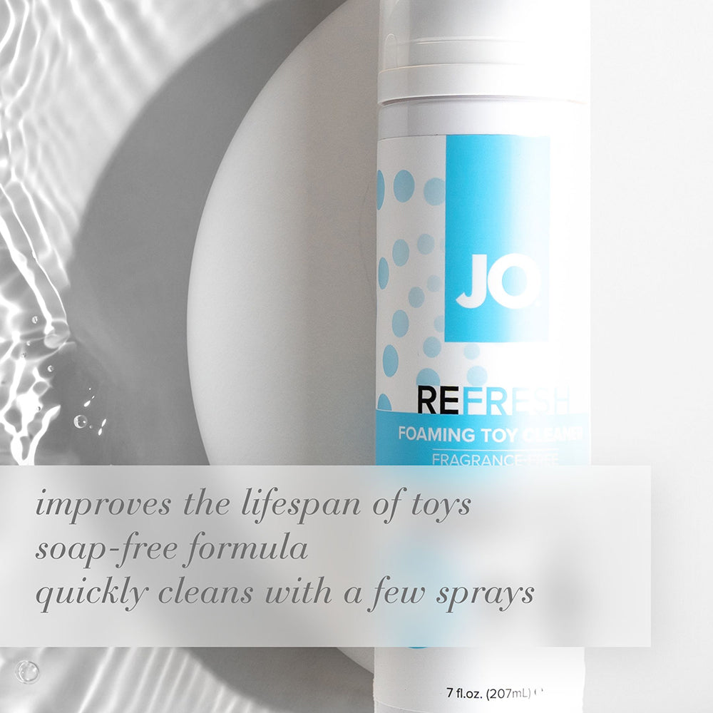 JO Refresh Foaming Toy Cleaner 7 oz. - Zateo Joy