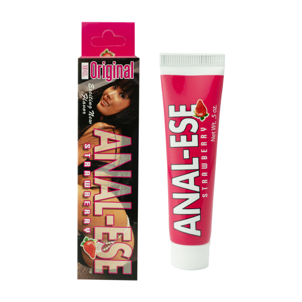 Anal-Ese Strawberry Desensitizing Cream 0.5 oz. - Zateo Joy