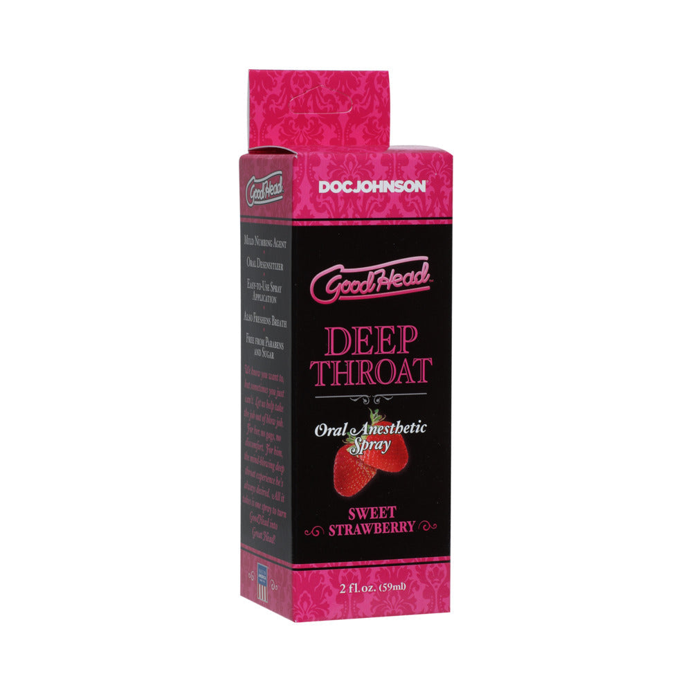 GoodHead - Deep Throat Spray - Sweet Strawberry - Zateo Joy