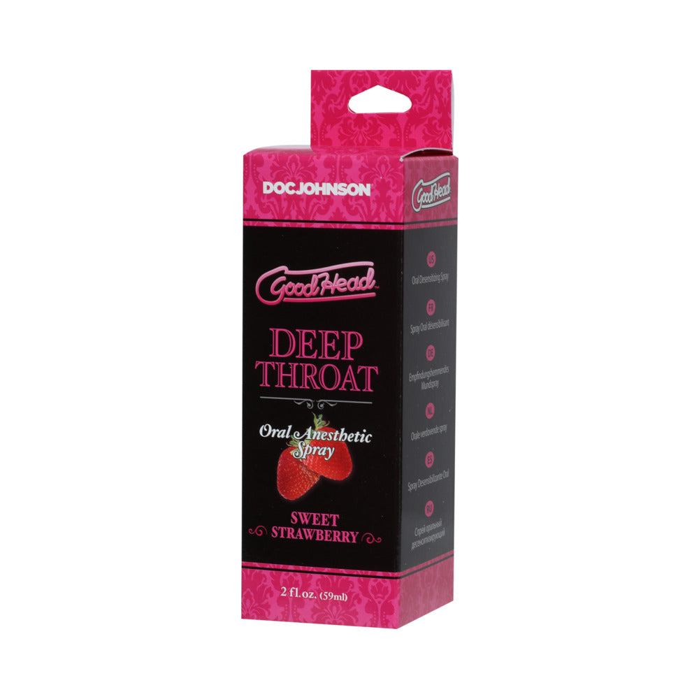 GoodHead - Deep Throat Spray - Sweet Strawberry - Zateo Joy