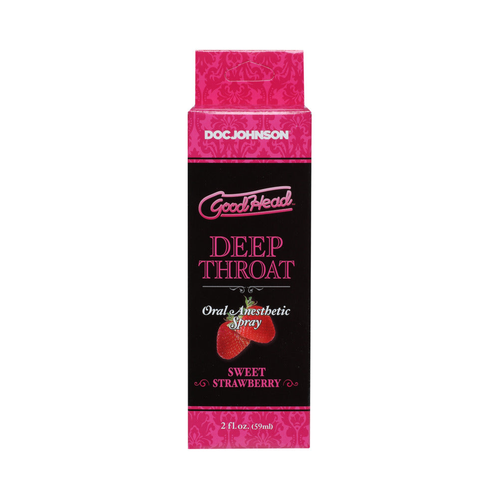 GoodHead - Deep Throat Spray - Sweet Strawberry - Zateo Joy