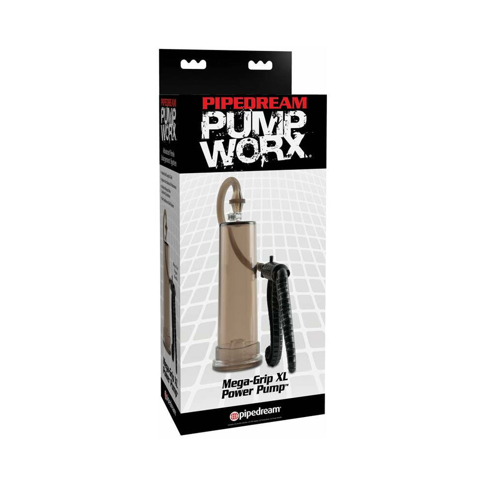 Pipedream Pump Worx Mega-Grip XL Power Pump Black - Zateo Joy