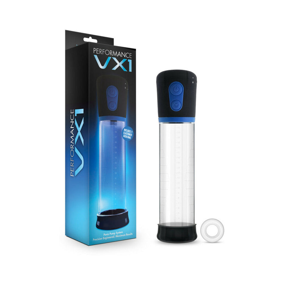 Blush Performance VX1 Male Enhancement Pump System Clear - Zateo Joy