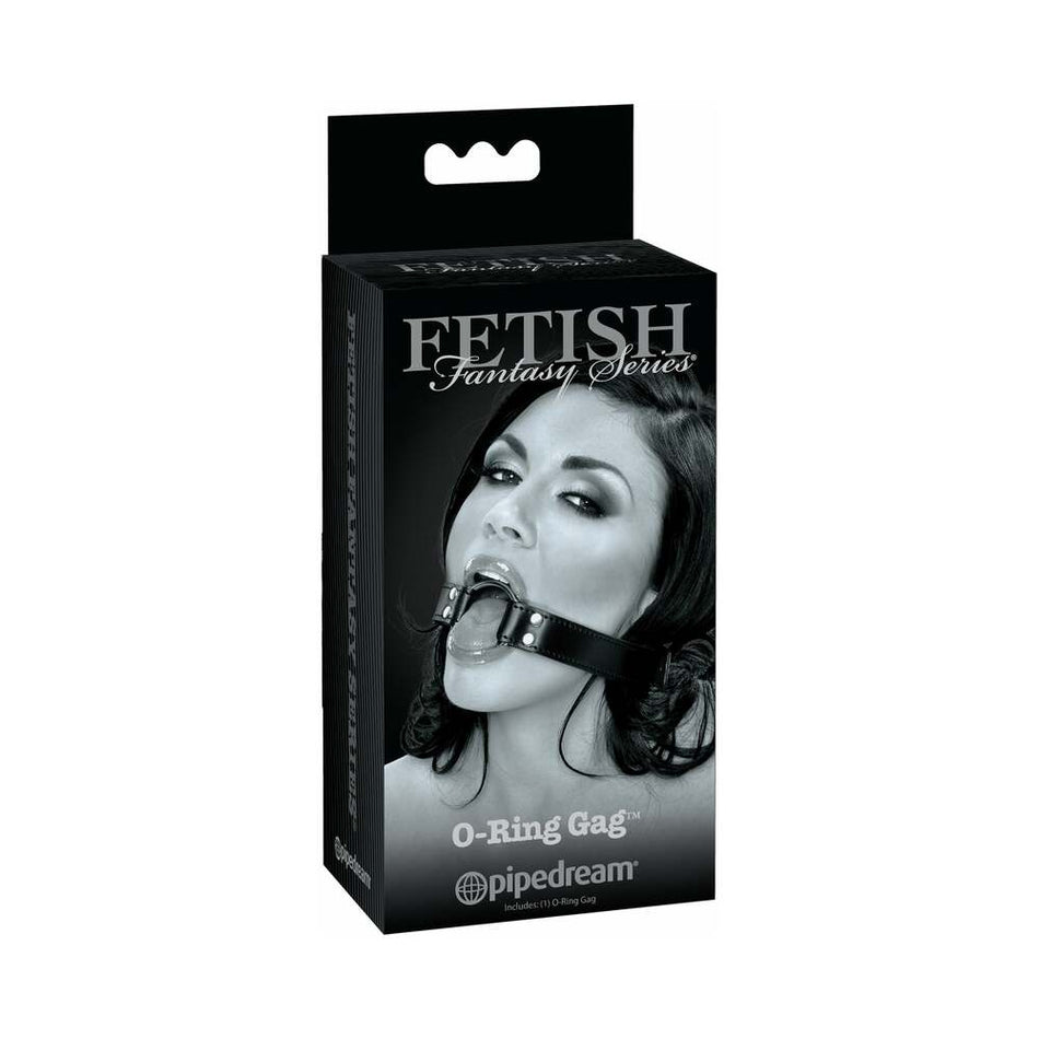 Pipedream Fetish Fantasy Series Limited Edition Adjustable O-Ring Gag Black - Zateo Joy