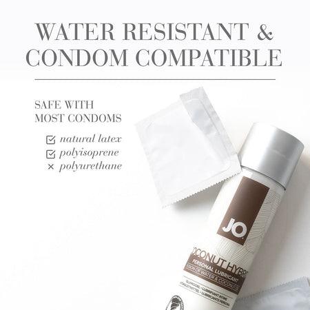 JO Coconut Hybrid Original Lubricant 4 oz. - Zateo Joy