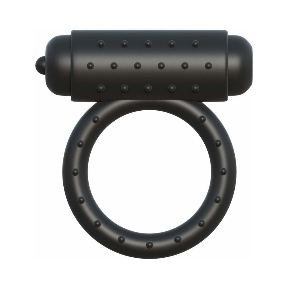 Pipedream Fantasy C-Ringz The Wingman Vibrating Cockring Black - Zateo Joy