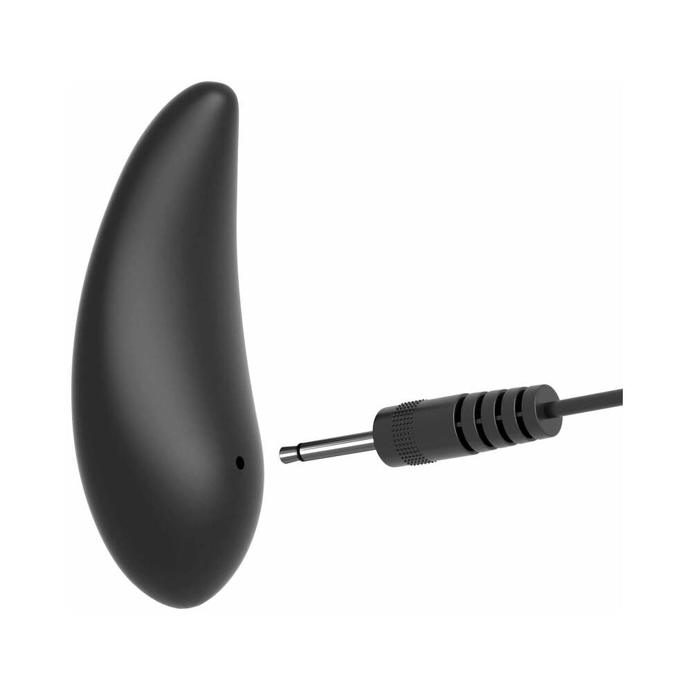 Pipedream Fantasy C-Ringz Remote Control Double Penetrator Vibrating Cockring Black - Zateo Joy