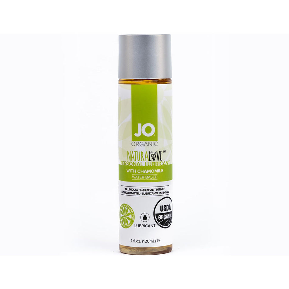 JO NaturaLove USDA Organic Water-Based Lubricant 4 oz. - Zateo Joy