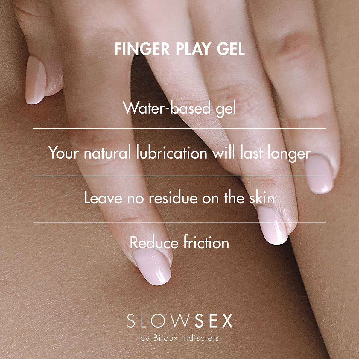 Bijoux Indiscrets Slow Sex Finger Play Gel 1 oz. - Zateo Joy