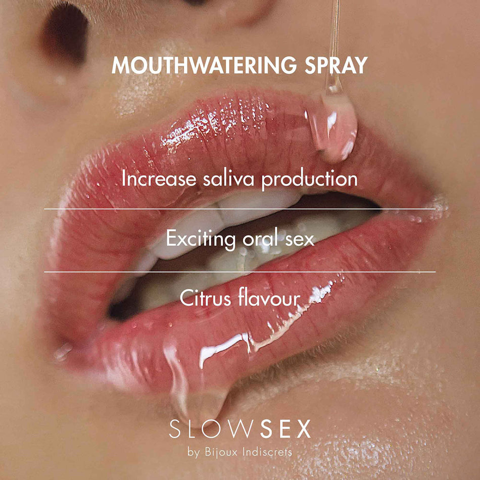 Bijoux Indiscrets Slow Sex Mouthwatering Spray 0.44 oz. - Zateo Joy