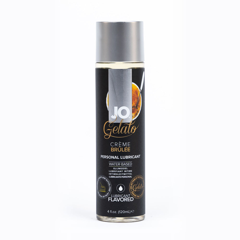 JO Gelato Creme Brulee Flavored Water-Based Lubricant 4 oz. - Zateo Joy