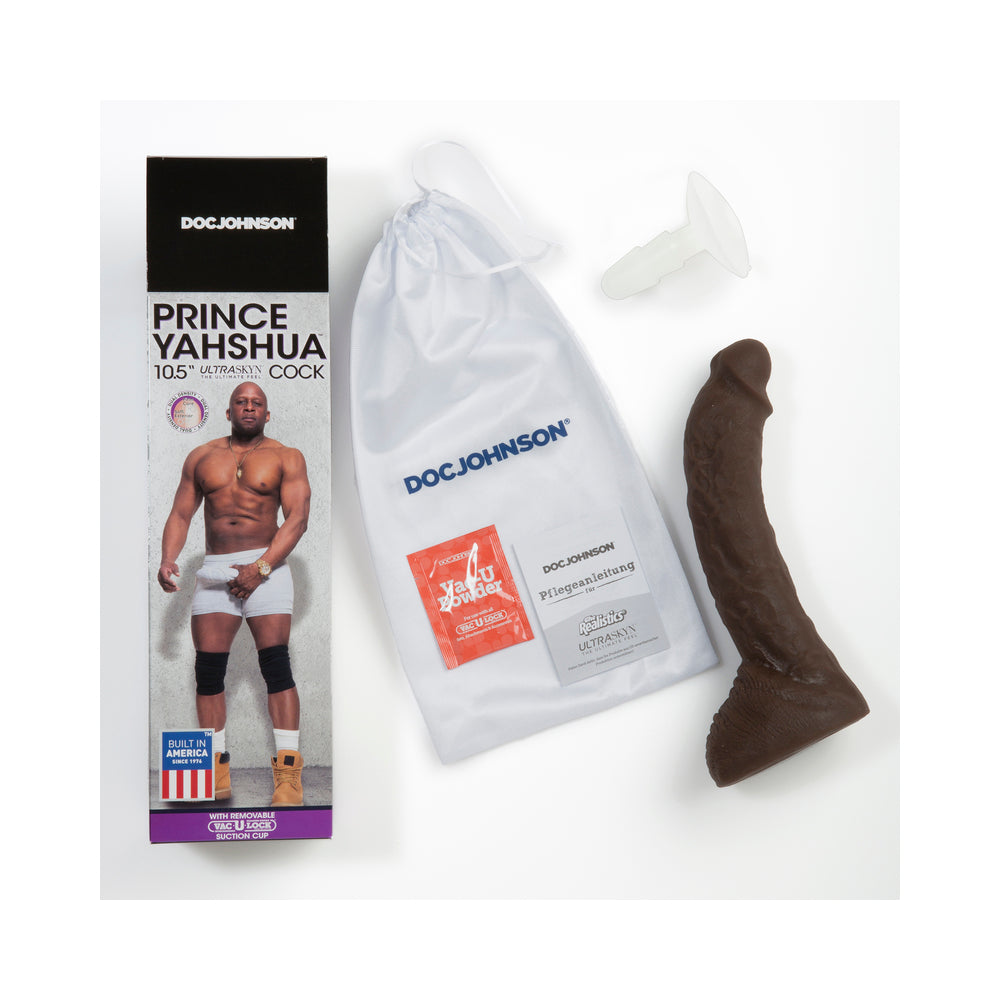 Prince Yahshua ULTRASKYN 10.5in Cock with Removable Vac-U-Lock Suction Cup - Zateo Joy