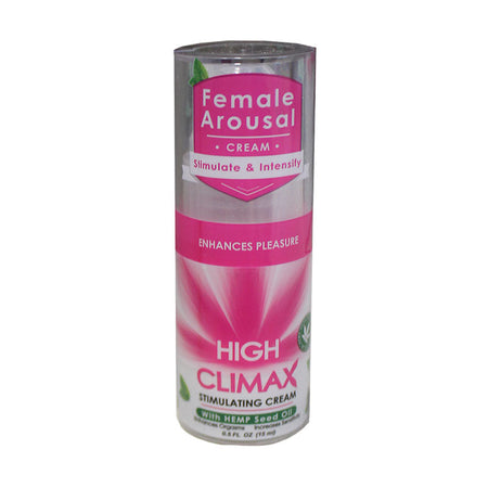 High Climax Female Stimulant with Hemp Seed Oil 0.5 fl. oz. bottle - Zateo Joy