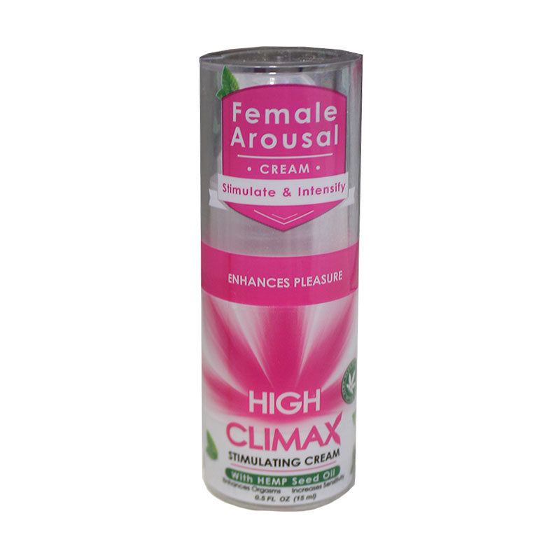 High Climax Female Stimulant with Hemp Seed Oil 0.5 fl. oz. bottle - Zateo Joy