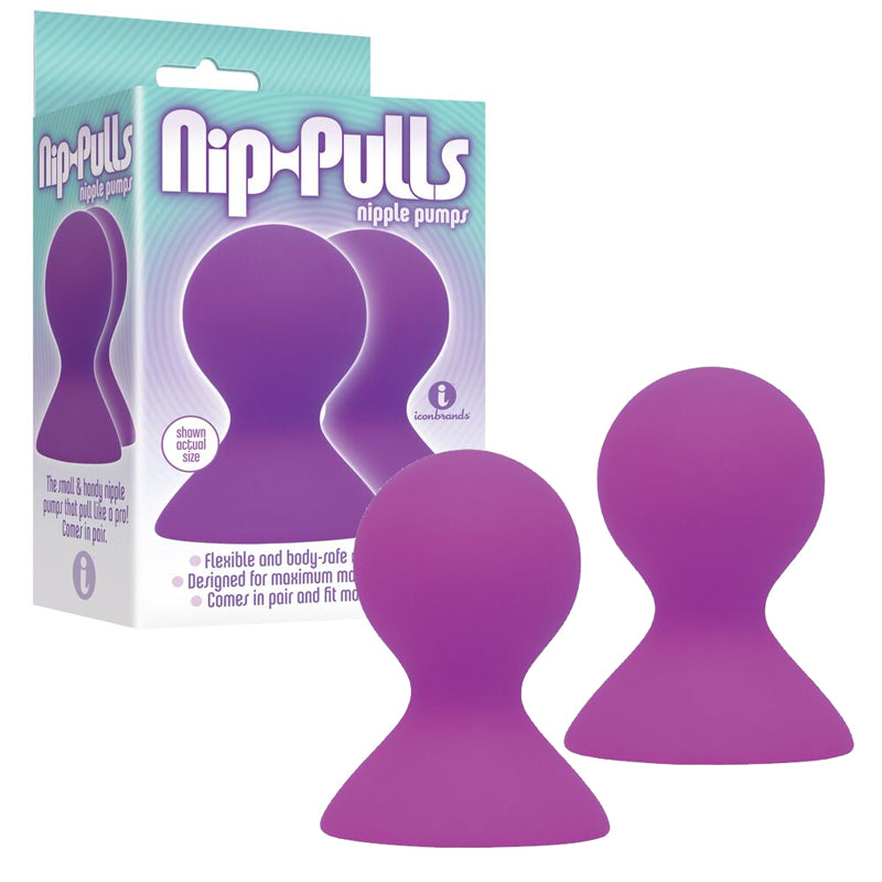 The 9's, Silicone Nip-Pulls, Violet - Zateo Joy