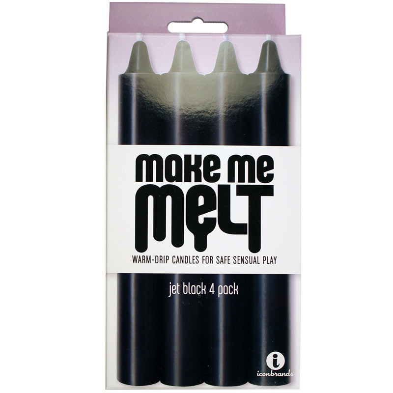 The 9's, Make Me Melt Sensual Warm-Drip Candles, 4 Pack - Zateo Joy