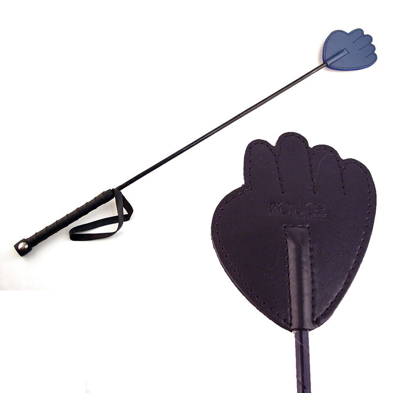 Rouge Hand Riding Crop Black - Zateo Joy