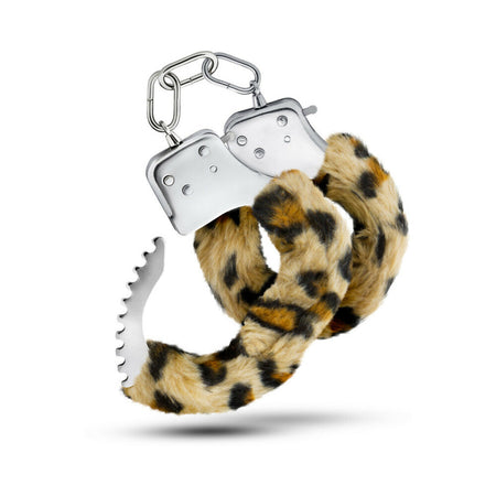 Blush Temptasia Adjustable Faux Fur Cuffs Leopard - Zateo Joy