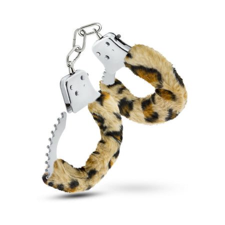 Blush Temptasia Adjustable Faux Fur Cuffs Leopard - Zateo Joy