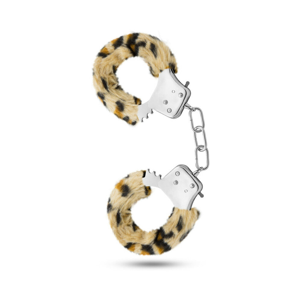 Blush Temptasia Adjustable Faux Fur Cuffs Leopard - Zateo Joy