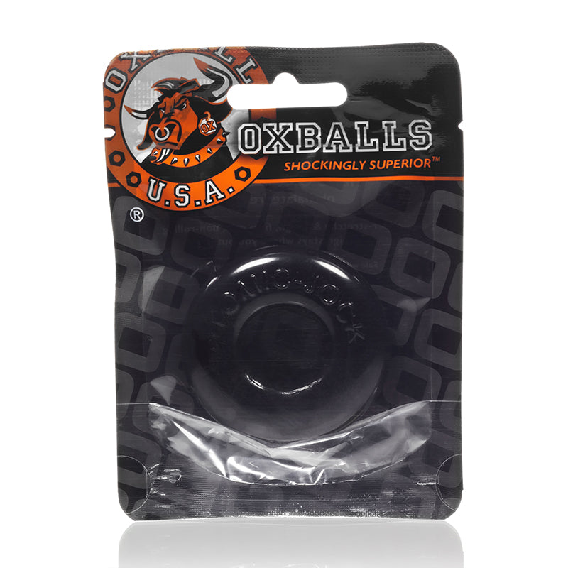 OxBalls Do-Nut- 2, Cockring, Large, Black - Zateo Joy