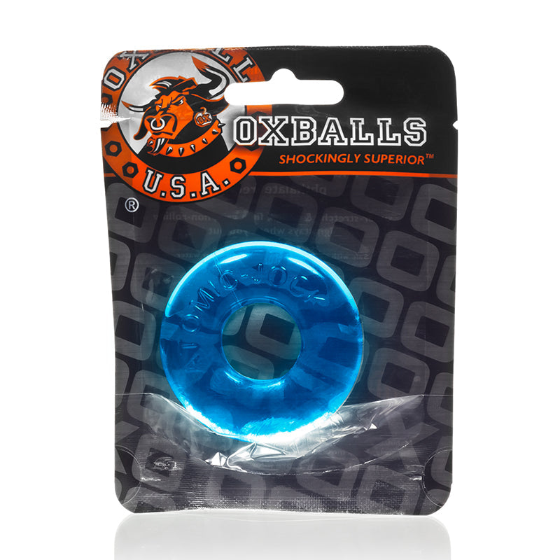 OxBalls Do-Nut- 2, Cockring, Large, Ice Blue - Zateo Joy