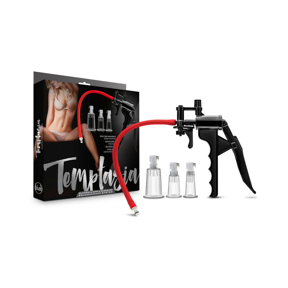 Blush Temptasia Clitoris and Nipple Pleasure and Enhancement Pump System - Zateo Joy