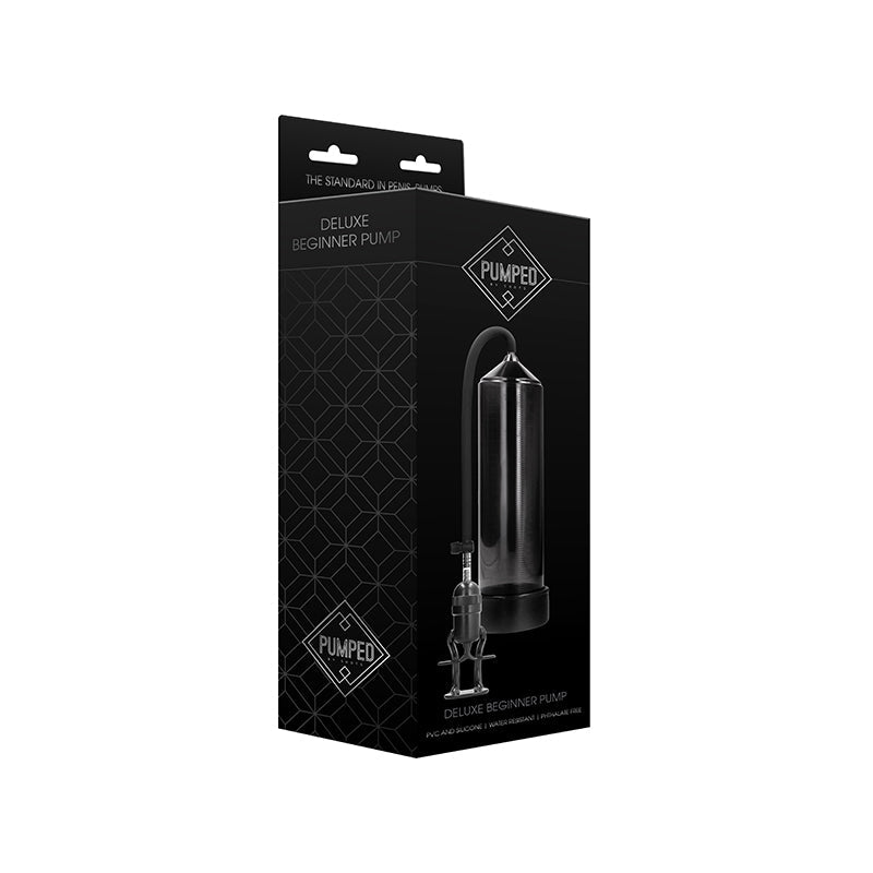 Shots Pumped Deluxe Beginner Penis Pump Black - Zateo Joy