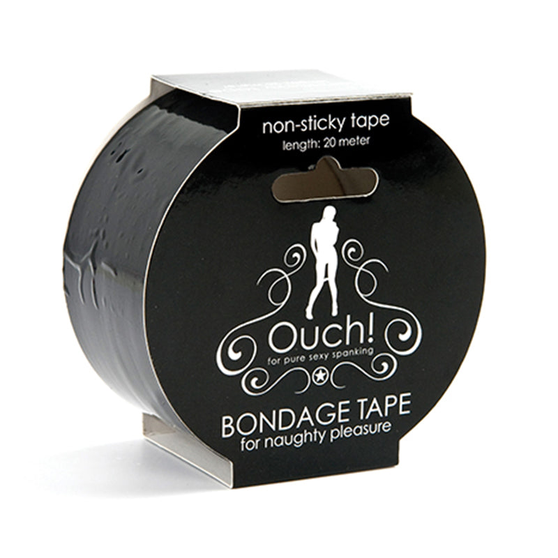 Ouch! Bondage Tape 20m / 66ft Black - Zateo Joy