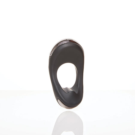 Hot Octopuss Atom Plus Rechargeable Vibrating Cock Ring Black - Zateo Joy