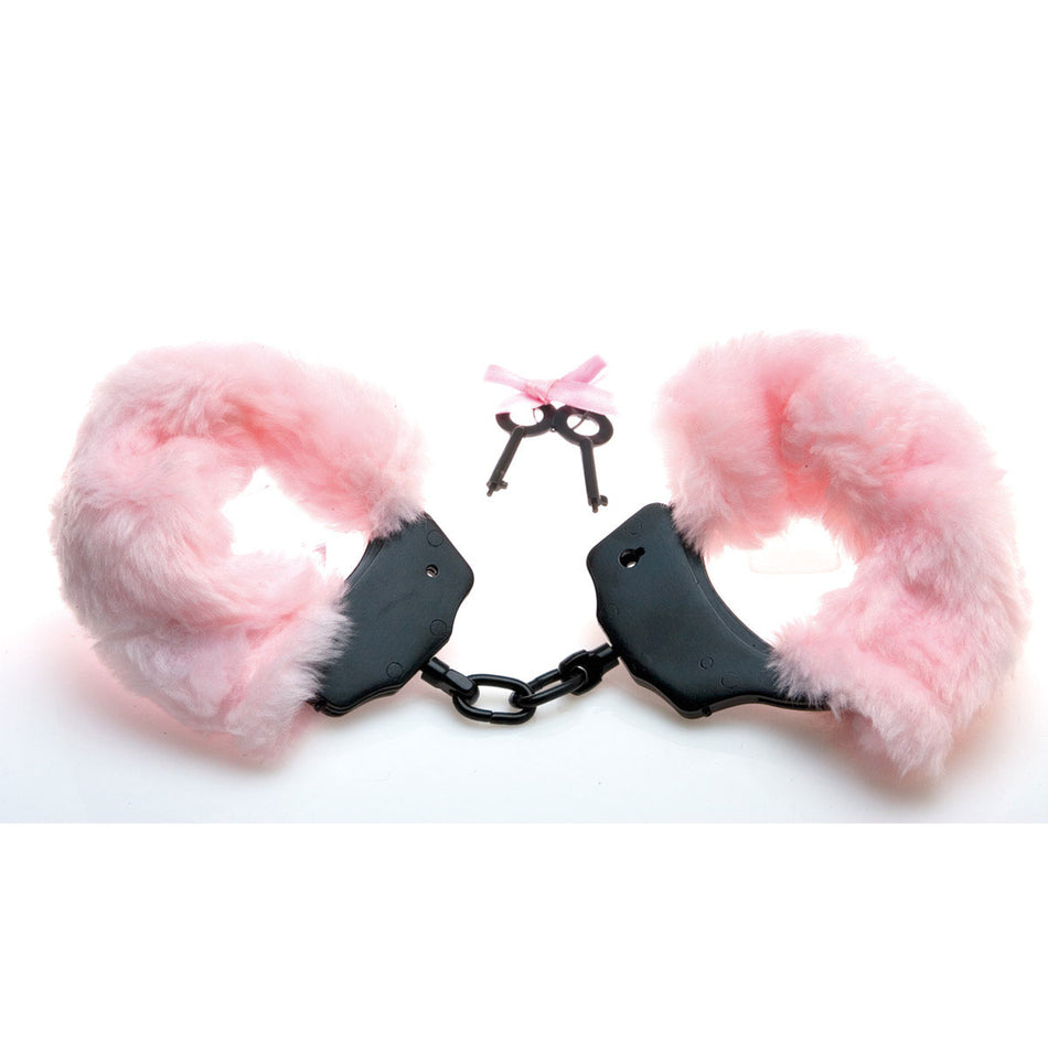 Sex Kitten Fur Handcuffs - Zateo Joy