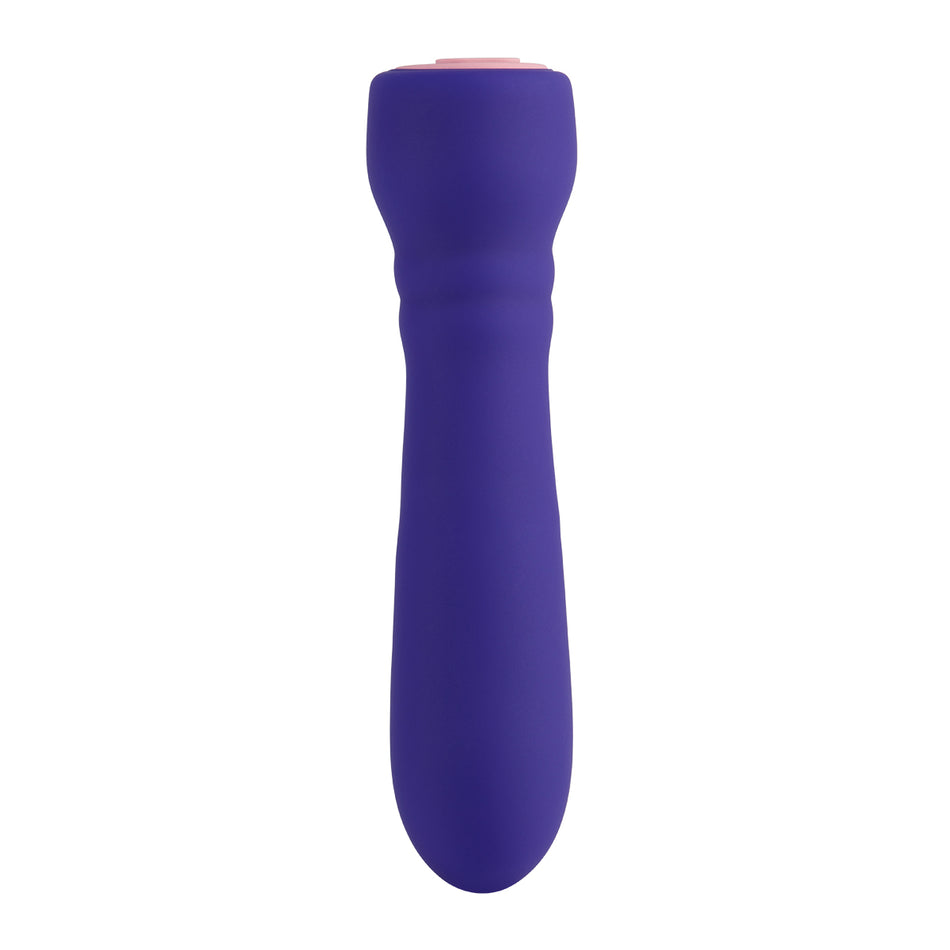 FemmeFunn Booster Bullet Massager Rechargeable Silicone Vibrator Dark Purple - Zateo Joy