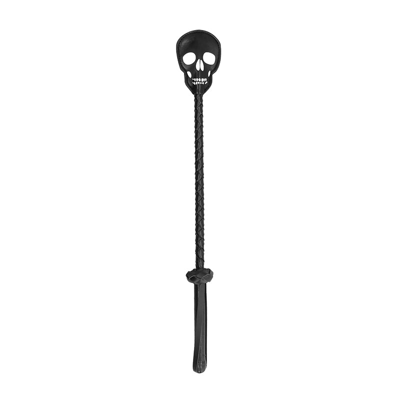 Ouch! Skulls & Bones Skull-Shaped Crop Black - Zateo Joy