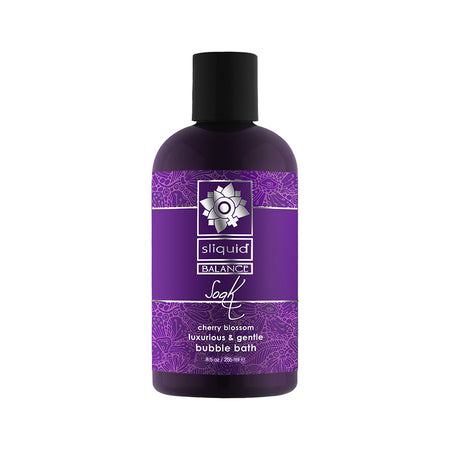 Sliquid Balance Soak Bubble Bath Cherry Blossom 8.5 oz. - Zateo Joy