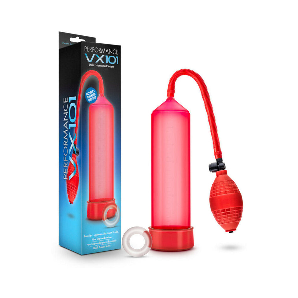 Blush Performance VX101 Male Enhancement Pump Red - Zateo Joy