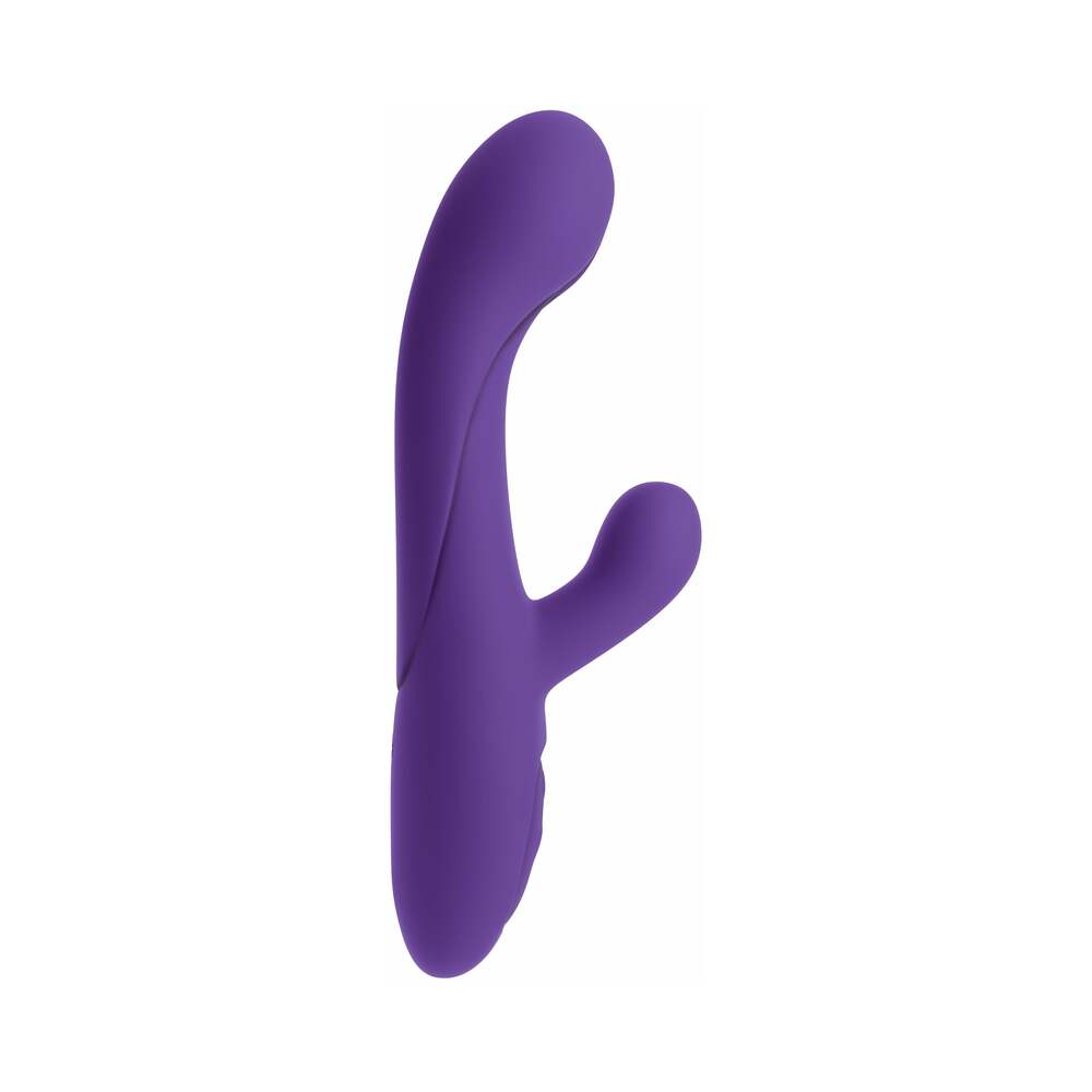 Pipedream Ultimate Rabbits No. 3 Rechargeable Silicone Dual Stimulation Vibrator Plum - Zateo Joy