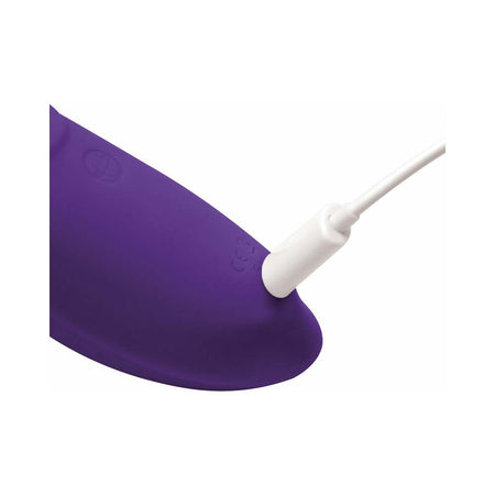 Pipedream Ultimate Rabbits No. 3 Rechargeable Silicone Dual Stimulation Vibrator Plum - Zateo Joy