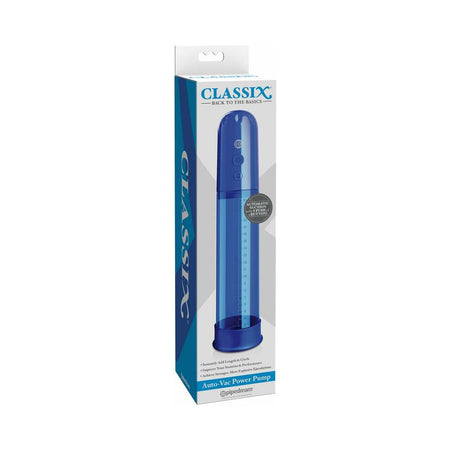 Pipedream Classix Auto-Vac Power Pump Blue - Zateo Joy