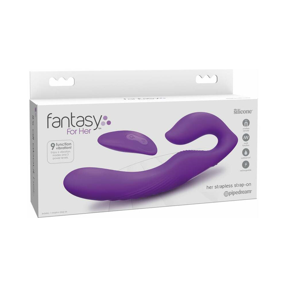 Pipedream Fantasy For Her Her Ultimate Strapless Strap-On Purple - Zateo Joy